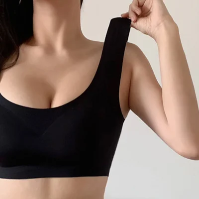 심리스 노와이어 편안한 브라탑 · 여성 속옷 · 심리스 노와이어 이미지 4