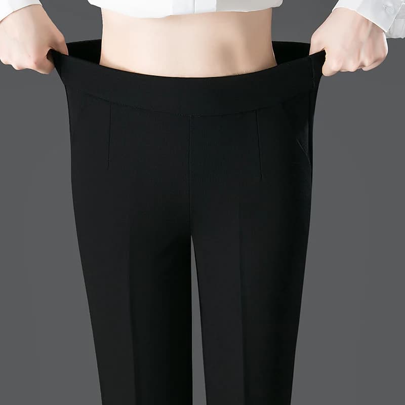 하이웨이스트 일자핏 와이드 팬츠 · 긴바지 · 하이웨스트 일자팬츠 이미지 3