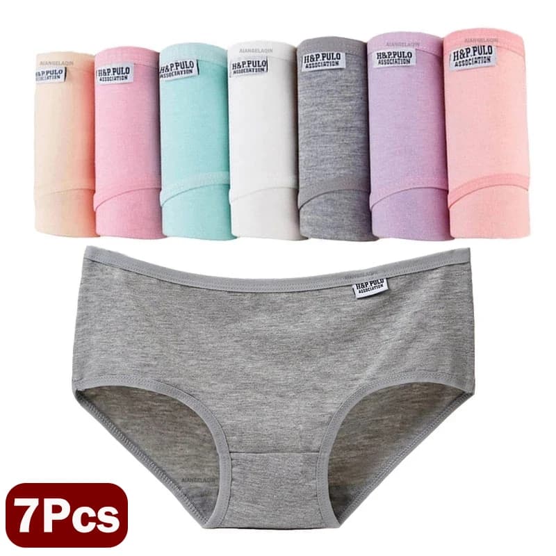 플러스 사이즈 코튼 팬티 7종 세트 · Women's Intimates · 팬티세트 코튼팬티