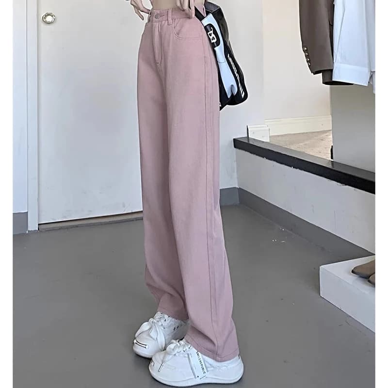 빈티지 컬러 와이드 데님 팬츠 · 청바지(신품) · 데님팬츠 와이드핏 이미지 2