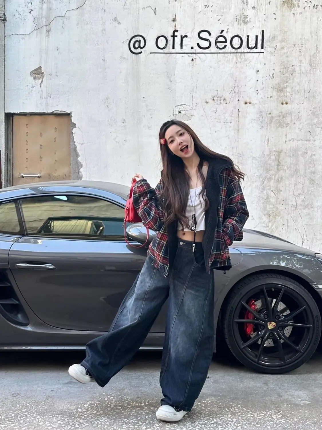 자수 패치워크 루즈 와이드 데님 팬츠 · 청바지(신품) · 와이드팬츠 자수데님 이미지 2