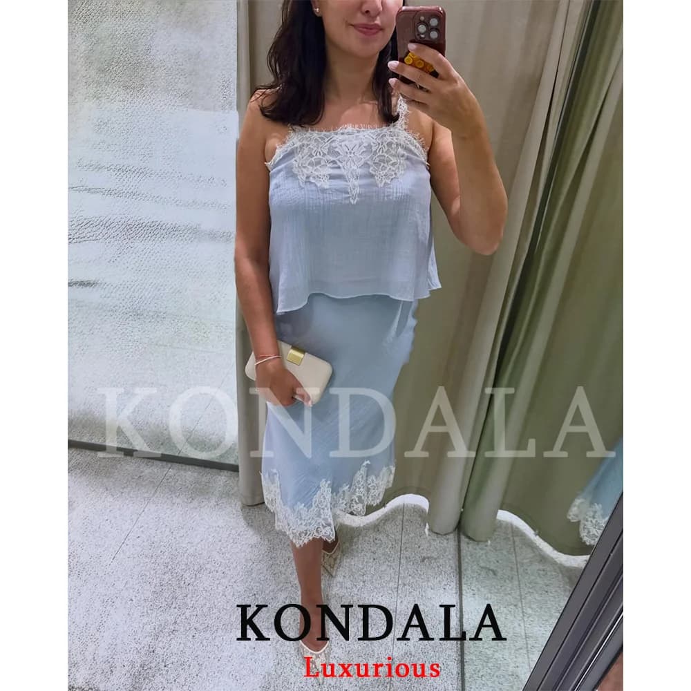 KONDALA 레이스 캐미 스커트 세트 · 셋업 · KONDALA 레이스 이미지 3
