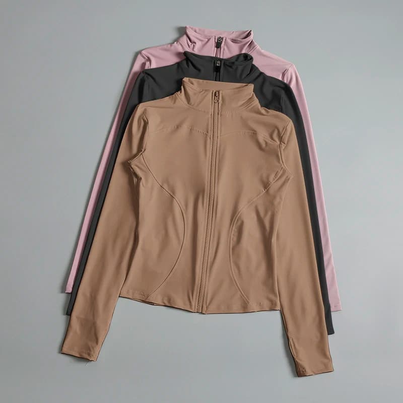 여성 피트니스 집업 요가 자켓 · Sportswear · 요가자켓 집업상의