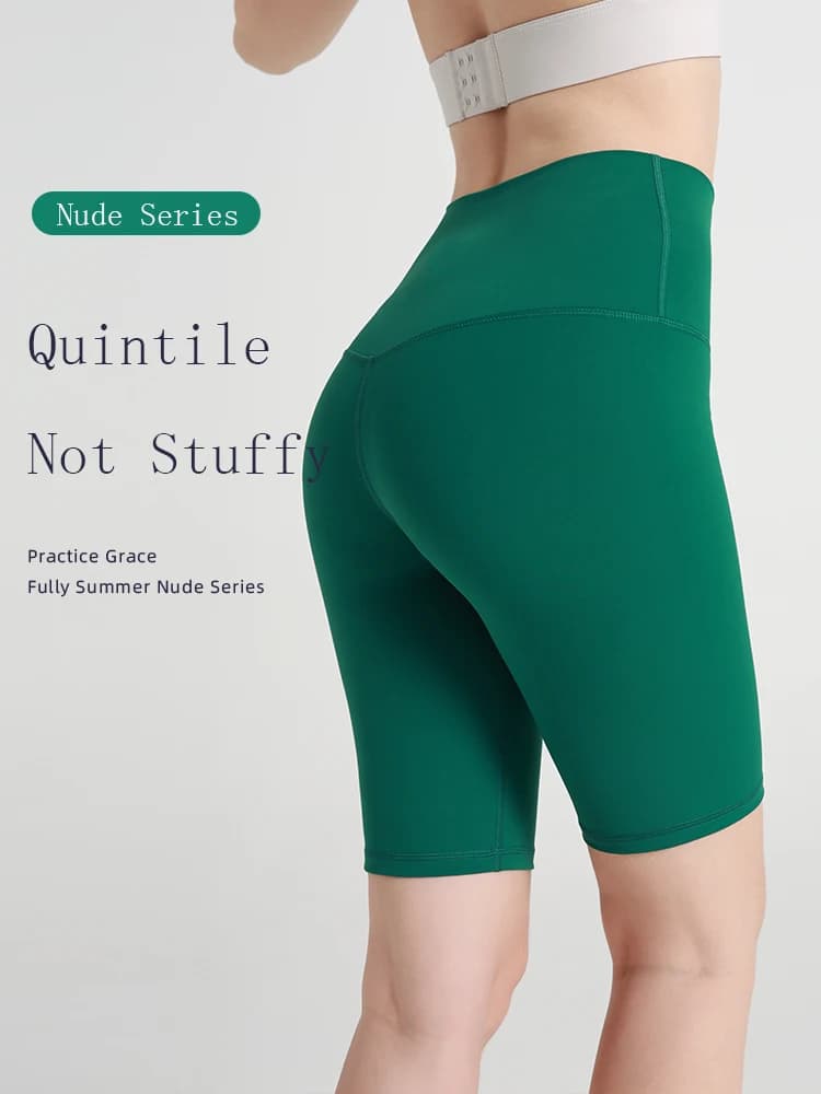 5부 하이핏 바이커 요가 쇼츠 · Sportswear · 바이커쇼츠 5부쇼츠 이미지 3