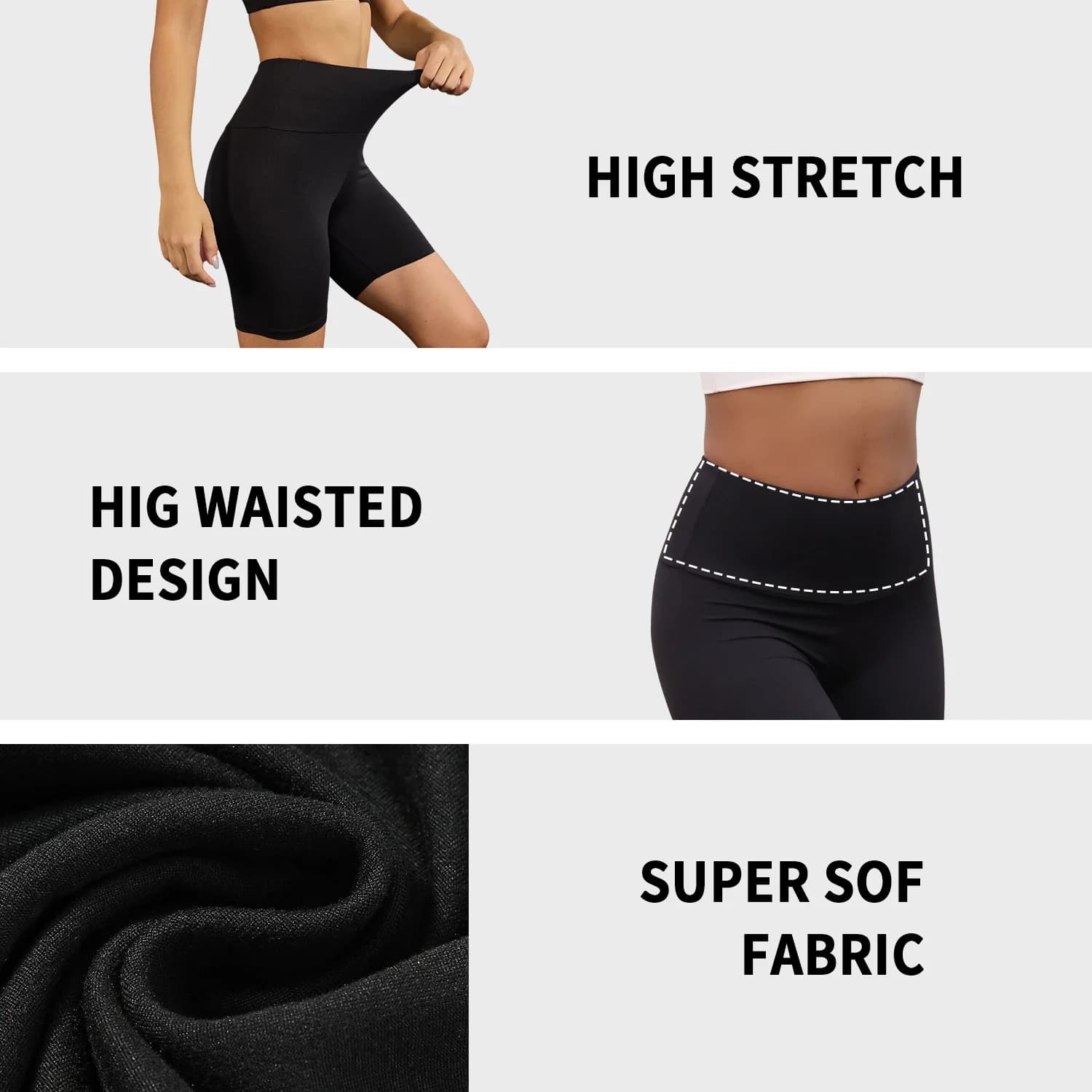 복부보정 하이웨이스트 바이커 쇼츠 · Sportswear · 바이커쇼츠 복부보정 이미지 3