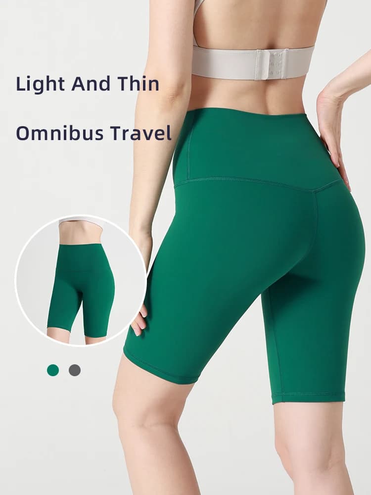 5부 하이핏 바이커 요가 쇼츠 · Sportswear · 바이커쇼츠 5부쇼츠 이미지 2